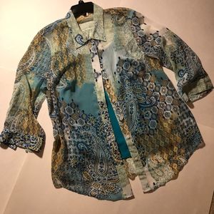 Sheer top with matching tank top